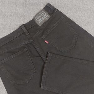 Levis Mens 33x30 511 Jeans Black Slim Fit Denim Stretch Pants